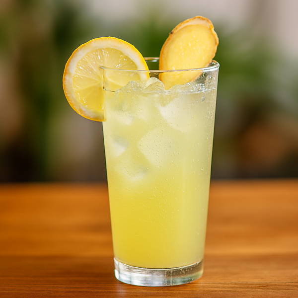 Ginger lemon juice West African - Fresh natural beverage Boston